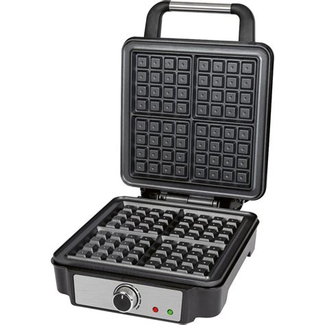 ProfiCook Waffelautomat PC WA 1241 Waffeleisen Schwarz Edelstahl 1