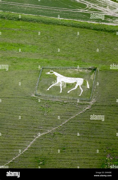 Pewsey White Horse Stock Photo - Alamy