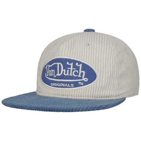 Utica Cord Oval Patch Cap By Von Dutch 1995