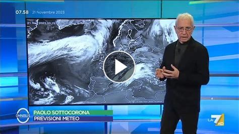 Le previsioni meteo di oggi martedì 21 novembre 2023