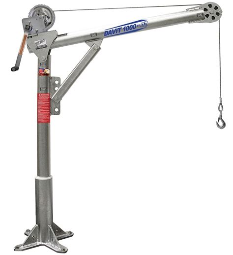 Oz 2500lb Steel Davit Crane