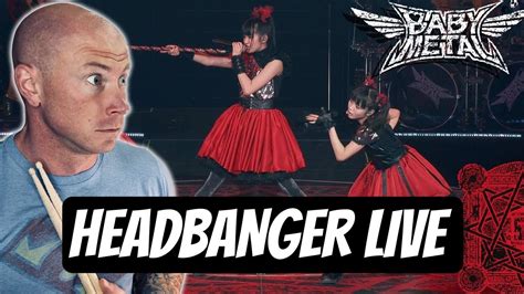 Drummer Reacts To Babymetal Headbanger Live First Time Hearing