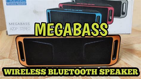 Music Wireless Speaker Megabass A2DP Stereo Bluetooth Dual Speaker