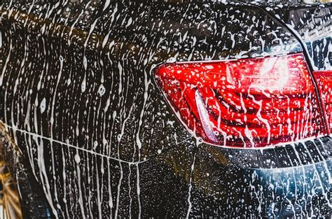 Premium Photo | Car wash foam