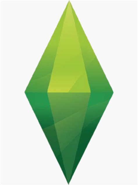 Sims Classic Plumbob Logo Sticker For Sale By Heyitsvern Redbubble