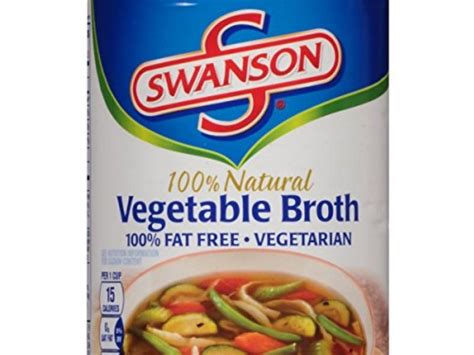 Soup, Swanson, vegetable broth Nutrition Information - Eat This Much