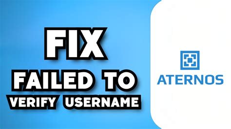 How To Fix Failed To Verify Username Minecraft Server Aternos