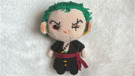 AMIGURUMI DE ZORO SEGUNDA PARTE YouTube