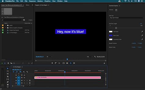 Textanimation In Premiere Pro Erstellen