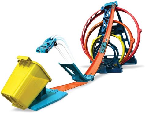 Paniate Hot Wheels Track Builder Playset Pista Triple Loop Mattel In Offerta Da Paniate