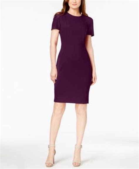 Calvin Klein Seamed Scuba Crepe Sheath Dress Mall Of America