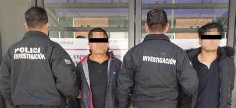 Aprehende Pgje En Tlaxcala A Dos Masculinos Por Homicidio Calificado