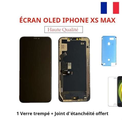 ECRAN OLED VITRE TACTILE SUR CHASSIS IPHONE XS MAX INCELL Cdiscount