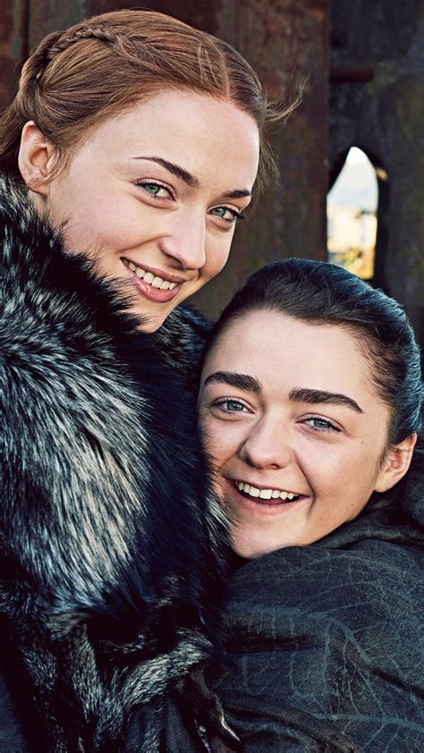 1080x1920 game of thrones season 7, arya stark, game of thrones, tv shows, hd for Iphone 6, 7, 8 ...