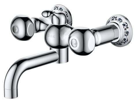 Смеситель D&K Kassel Hessen для ванны с душем, двухвентильный, хром ...