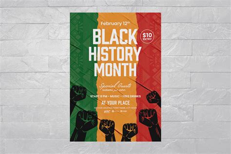 Black History Month Flyer Template [PSD] - BrandPacks