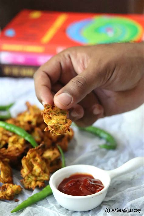 Air Fryer Onion Pakoda No Fry Tea Time Snack Masalachilli