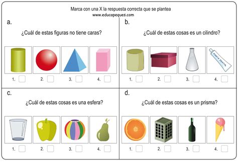 Formas Y Figuras Geom Tricas Tridimensionales Primaria