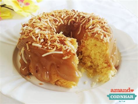 Bolo De Doce De Leite E Coco Caramelizado Amando Cozinhar