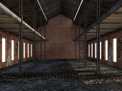 Warehouse old interior model - TurboSquid 1676717