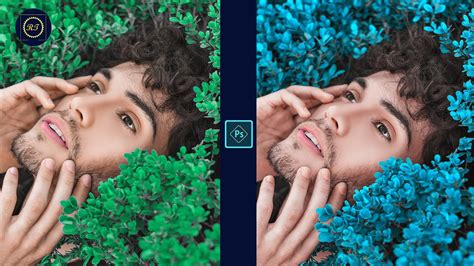 Cinematic Soft Blue Color Grading Photoshop Tutorial Photoshop Blue