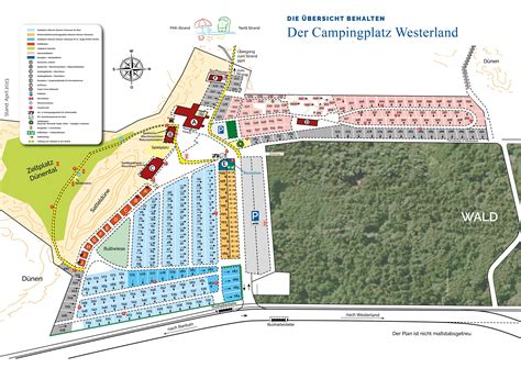 Platzplan Camping Westerland