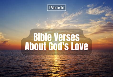 50 Bible Verses About Gods Love Parade