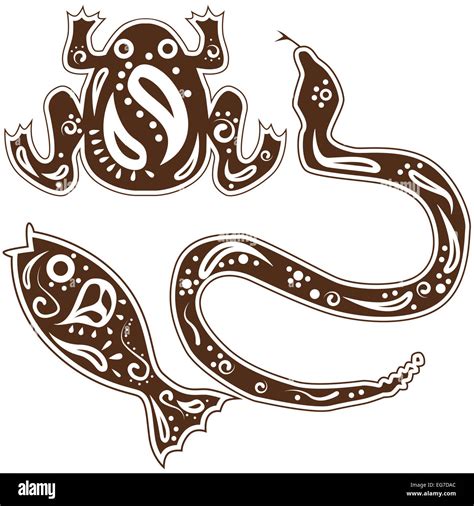 Aboriginal art snake hi-res stock photography and images - Alamy