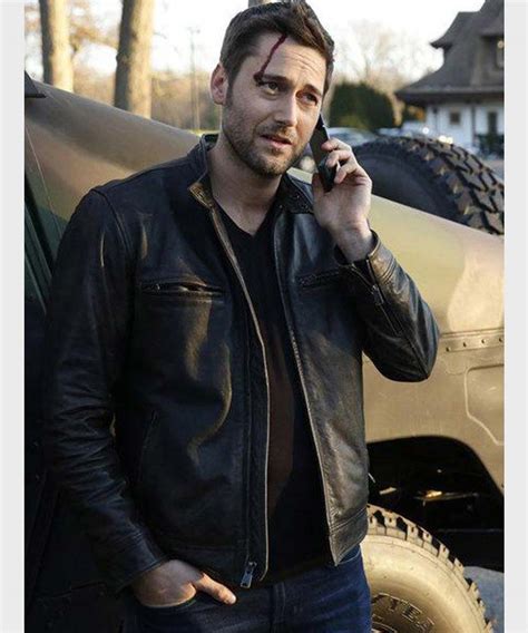 Ryan Eggold Black Leather Jacket | The Blacklist Tom Keen Jacket