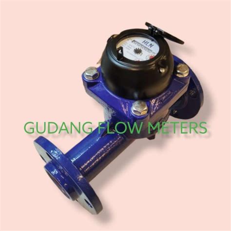 Jual Flow Meter Air Kotor Brand HLN 1 1 2 DN40mm Jual Meteran Air