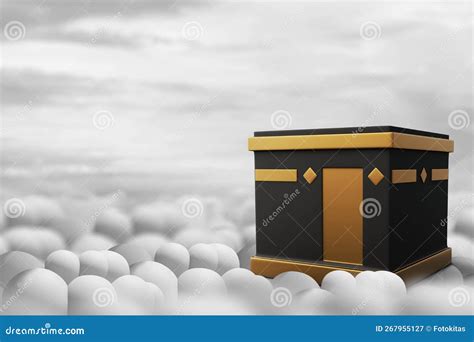 Kaaba Hajj on 3d Illustrations Stock Illustration - Illustration of ...