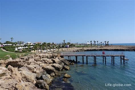 Beach near the hotel Elysium, Paphos