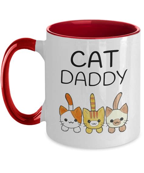 Cat Daddy Coffee Mug Funny Cat Dad Mug T For Cat Daddy Etsy