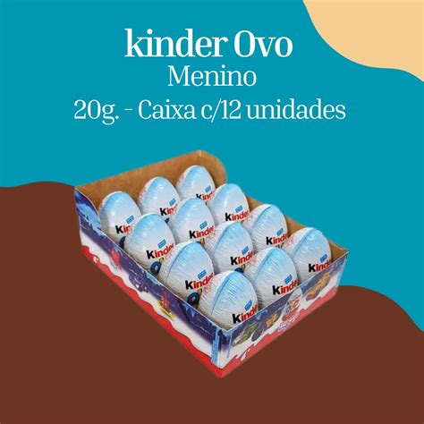 Kinder Ovo Minions Meninas Meninos Natoons Kit C 12 Unidades De 20g