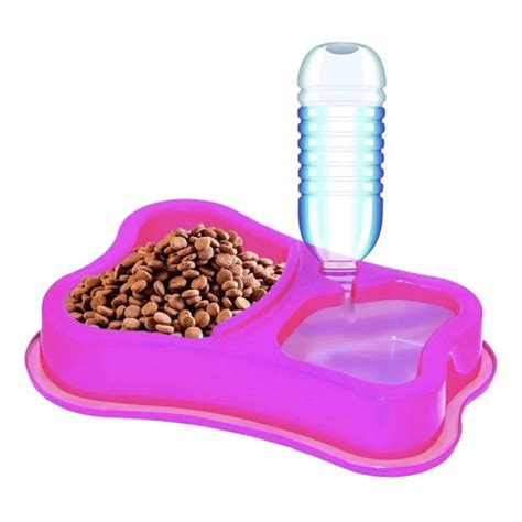 Comedouro Bebedouro Pet Para Cachorro Gato Duplo Vasilha Pote Suporte