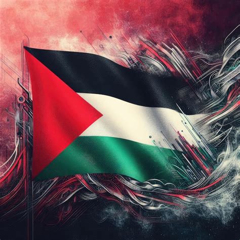 premium photo  war  israel  palestine palestine flag war