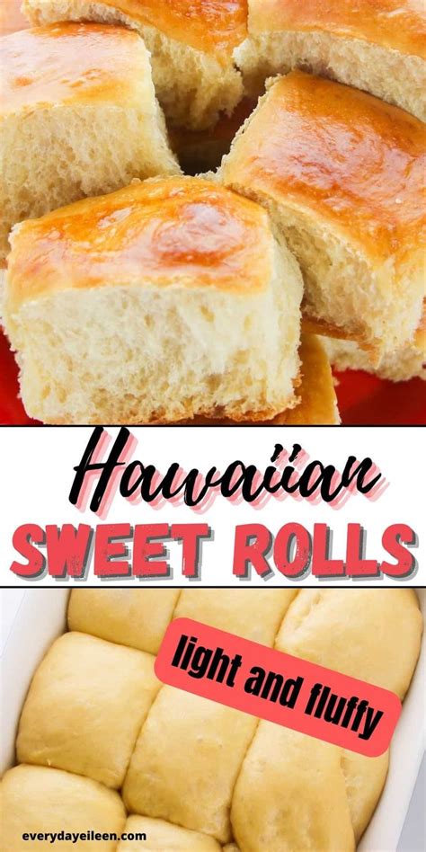 Homemade Hawaiian Sweet Rolls Recipe Recipe Sweet Roll Recipe