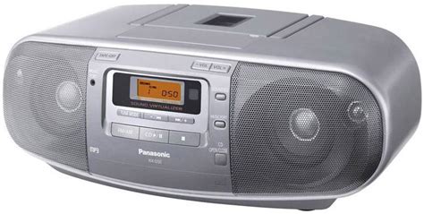 Panasonic RX-D50AEG Radio CD player FM CD, Tape Silver | Conrad.com