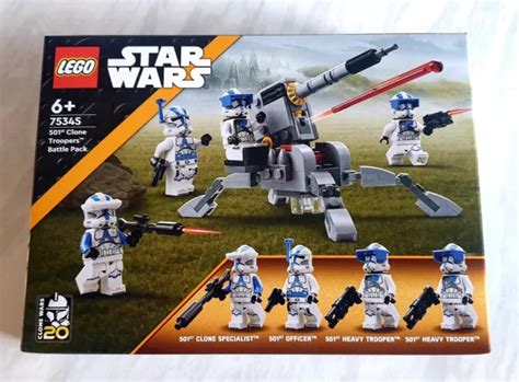 LEGO STAR WARS 501st Clone Troopers Battle Pack 75345 Brand New And