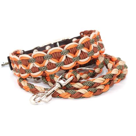 Hundehalsband Aus Paracord Mit Passender Leine Big Wave Paracord