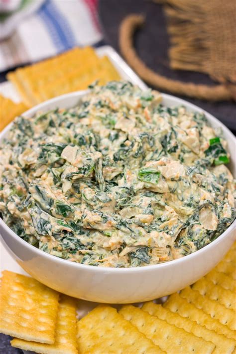 fresh spinach dip spicedblog