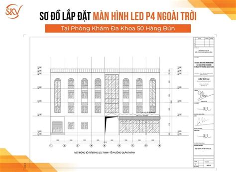 SKV Lắp Ráp Cabin Led P4 Outdoor Cho Phòng Khám Đa Khoa Số 50 Hàng Bún