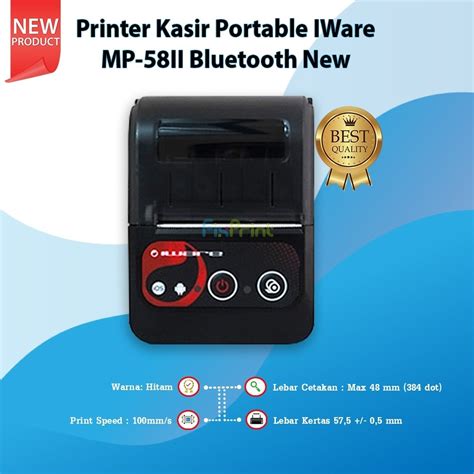 Jual Printer Thermal Kasir Iware USB Bluetooth C 58BT 58BC C 58BT