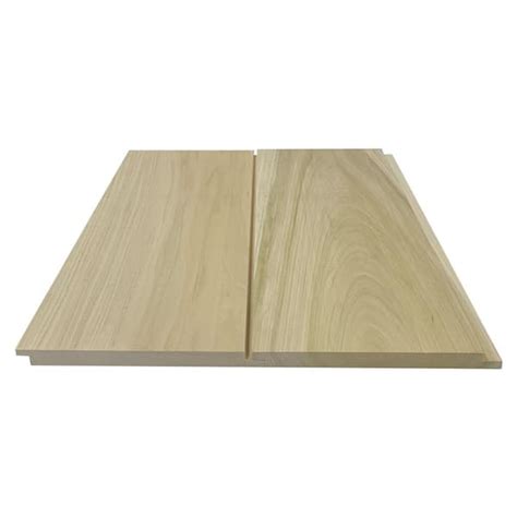 Swaner Hardwood 1 In X 8 In X 6 Ft Poplar Shiplap Board 2 Pack Ol1x8x6shiplap The Home Depot