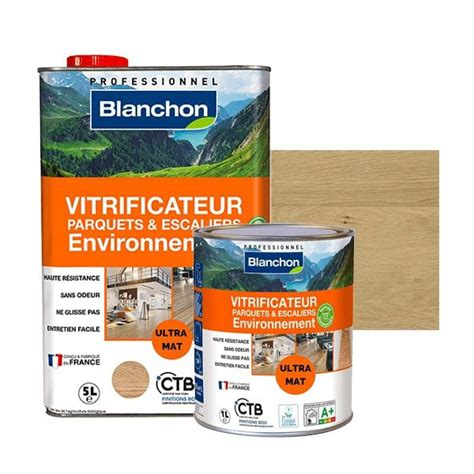 Vitrificateur Parquet Environnement Blanchon Ultra Mat