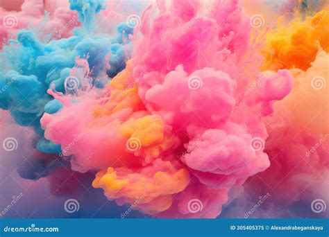 Colorful Abstract Smoke Art Stock Illustration Illustration Of Bright