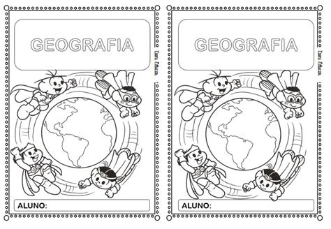 Capa Para Caderno De Geografia Educação E Transformação