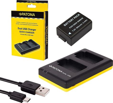 In Kit For Panasonic Lumix Dc Fz Battery Compatible With