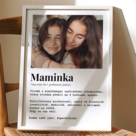 Obraz na zeď - Maminka dictionary definition - E-potisk.cz