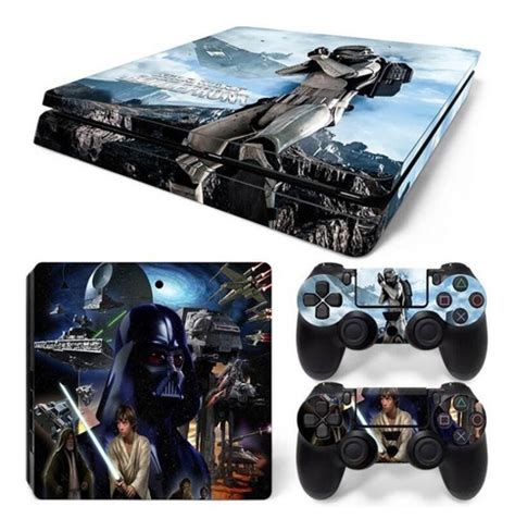 Vinilo Skin Adhesivo Pegotin Personalizar Ps Slim Star Wars